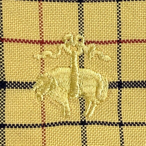 Brooks Brothers Oxford Cloth Button Down Yellow Check XL Non Iron Supima Cotton - Picture 2 of 16